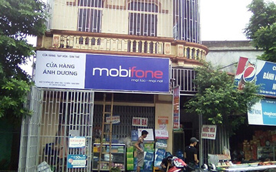 Hệ thống biển bạt mobifone