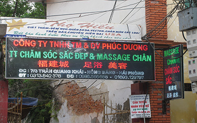 Bảng điện tử phố cầu đất