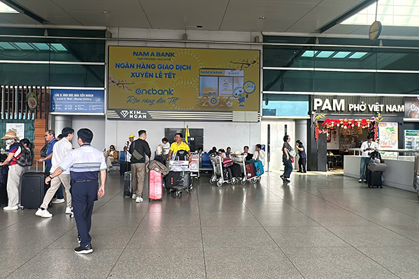 màn hình led tại sân bay Tân Sơn Nhất